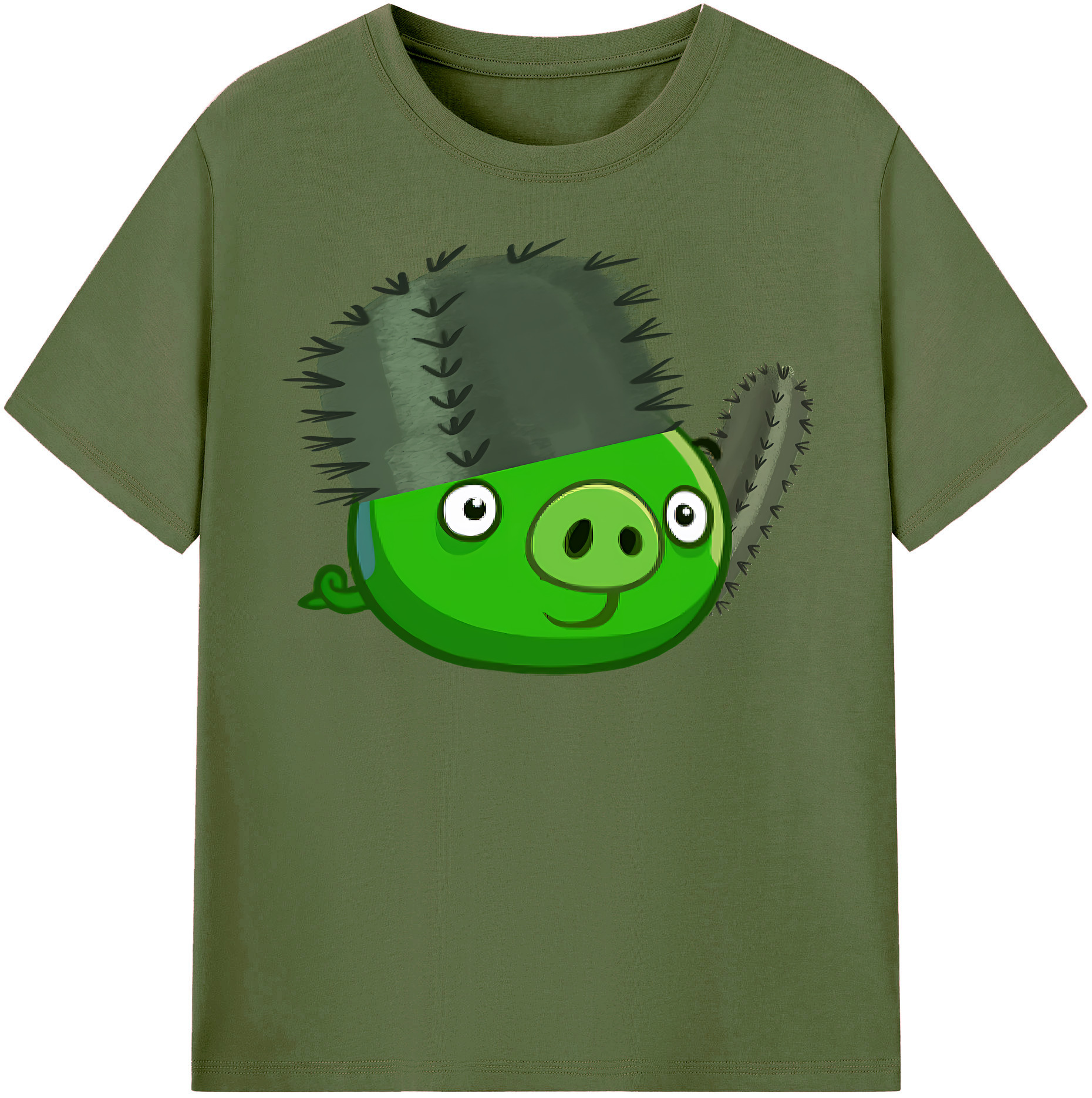 Angry Birds アングリーバード 綿100％半袖Tシャツ（フロントプリント）